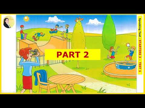 Pre-A1 - Starters 3 - Speaking - Test 1 (Langplus Centre)