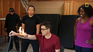 Marvel stuntwoman Janeshia Adams-Ginyard puts Bobby to the test in 'Breaking Bobby Bones' video