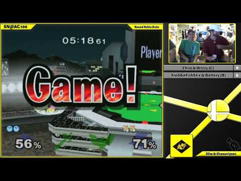 SN@AG 100 Melee Doubles: CaezerSalad & Drizzy Vs. FreddieFishStix & Battery