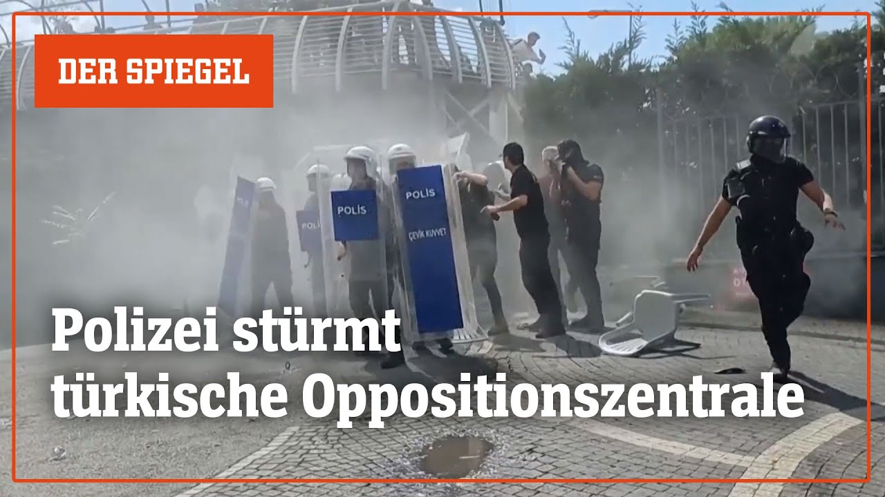Polizei stürmt CHP-Zentrale: Repression gegen Erdoğans Opposition in Istanbul | DER SPIEGEL