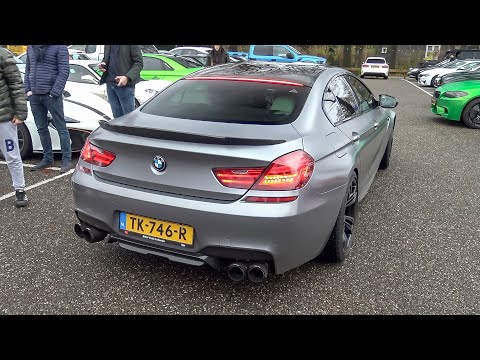 680HP BMW M6 F06 Gran Coupe with Akrapovic Exhaust - LOUD Accelerations, Revs & Donuts !