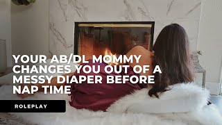 AB/DL audio role-play teaser #192: Your ab/dl mommy changes you out of messy diaper before nap time