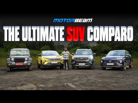 Thar Roxx vs Scorpio-N vs Harrier vs Creta! | @MotorBeam