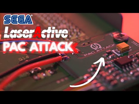 SEGA LaserActive Audio/Video Enhancement Mod - Triple Bypass | Zaxour PAC ATTACK Mod