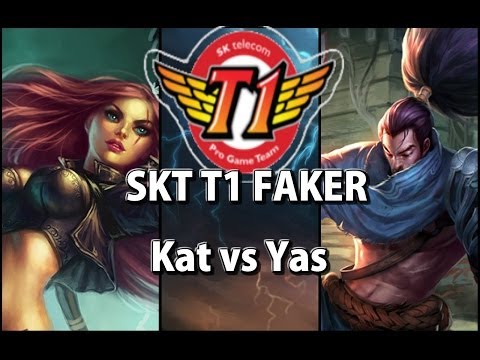 SKT T1 Faker (Katarina) vs Yasuo Mid S4