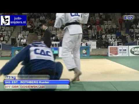 Judo 2010 World Cup Prague: Kunter Rothberg (EST) - Jan Gosiewski (GBR) [-73kg]