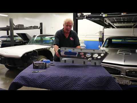 1967 GTO Classic Dash Installation of AC controller radio made easy How to cut and fit