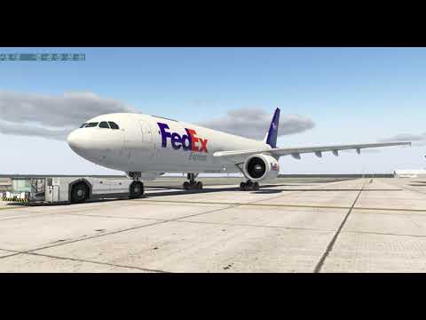 [XP11] Inibuilds A300-600F Departure From Dulles