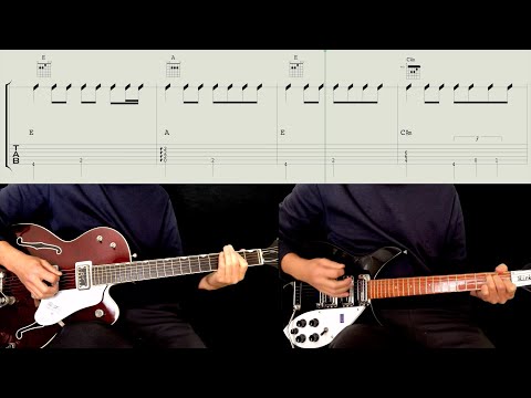Guitar TAB : There's A Place - The Beatles