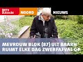 Rollator of niet: mevrouw Blok (87) uit Baarn ruimt elke dag zwerfafval op  [RTV Utrecht]