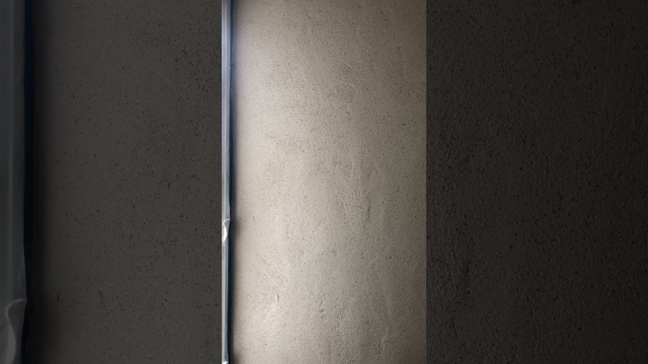 Short view of fresh lime render finish.                                                      shorts