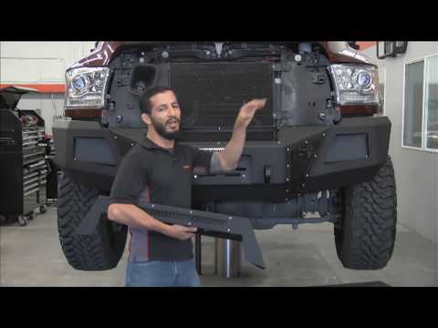 Go Rhino BR10 Bumper Replacement Installation on 2016 Ram 2500 (24219T & 24473TW)