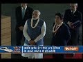 PM Modi & Japanese PM Shinzo Abe visit Dandi Kuteer in Gandhinagar