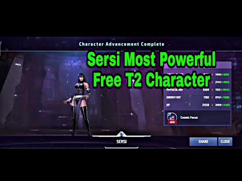 Sersi T1 and T2 Review | Shadowland Test With Sersi - Marvel Future Fight