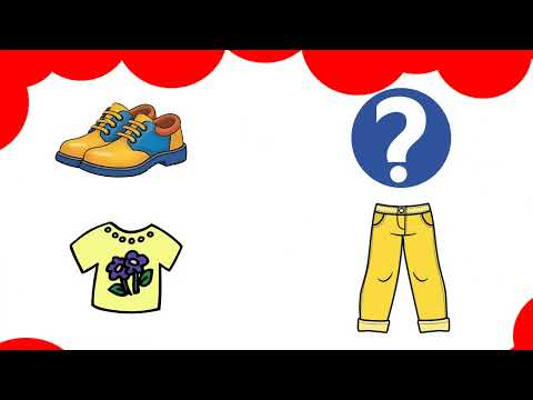 Clothes Vocabulary Game - What is Missing?