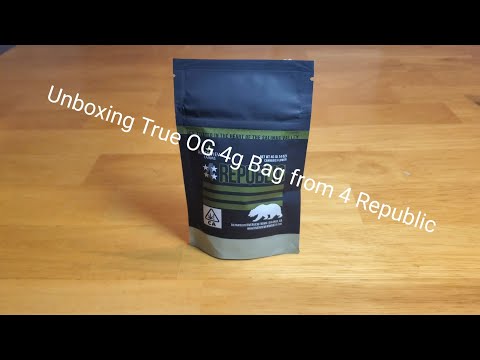 Unboxing True OG 4g Bag from 4 Republic
