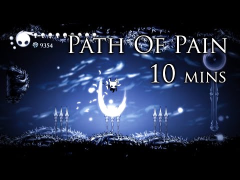 [Hollow Knight] Path of Pain almost under 10 min first time !