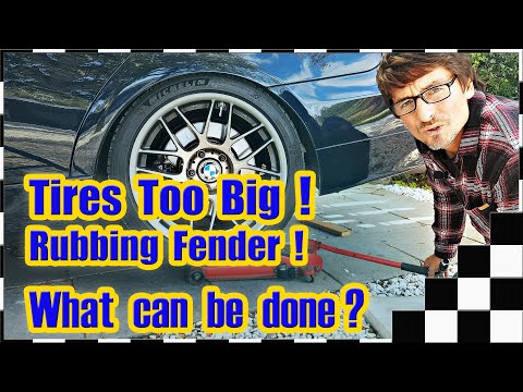 🚗 BMW Fender Rolling DIY: How to Fix Tire Rub with a Heat Gun & Fender Roller! 🔥