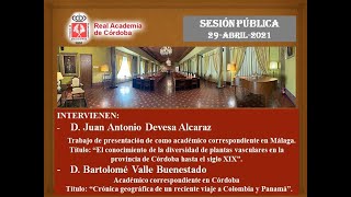 SESIÓN JUEVES 29 DE ABRIL DE 2021