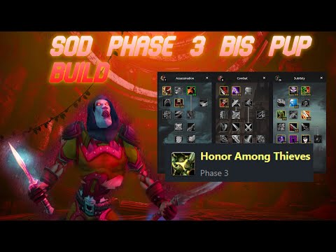 Season Of Discovery- My Phase 3 BIS PVP Rogue Build Talents