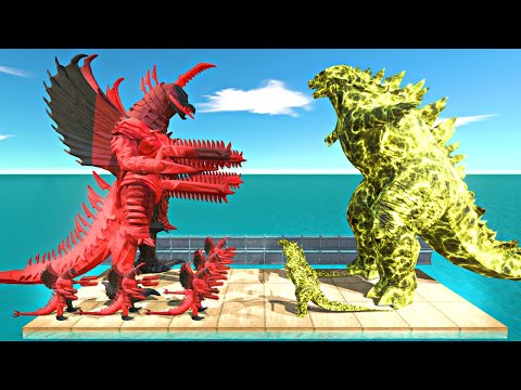 Stop Infected Godzilla 2014 | Devil Gigan Final War vs Infected Godzilla 2014 - ARBS