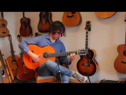 Emilio Fernandez 2019 "negra" - great flamenco guitar similar to Paco de Lucia's from Faustino Conde