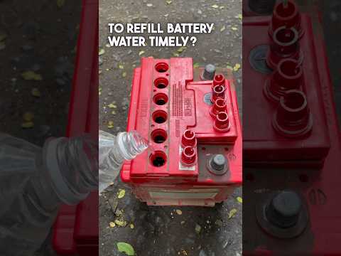 What if you don’t fill Car Battery Water | #car #automobile #trending #subscribe #like #follow #tips
