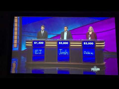 Jeopardy, E.J. Wolborsky Day 4 - 1st Daily Double found (7/1/19)
