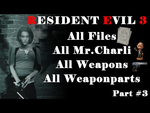 Resident Evil 3 Alle Akten / Mr. Charlie / Waffen / Waffenteile #3