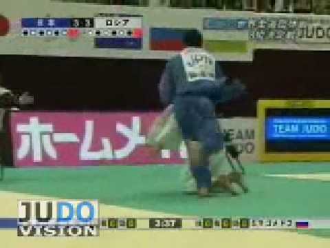 JUDO 2008 World Team Championships Tokyo: Kazushi Nishioka (JPN) - Sirazhudin Magomedov (RUS)