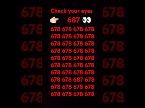 check your eyes and find the number 687 #geniusmindset #puzzle #maths #mazesolving #logicpuzzle