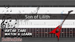 Son of Lilith - Electric Guitar Tutorial + TABs (Coroner) | Kadifem Tabs