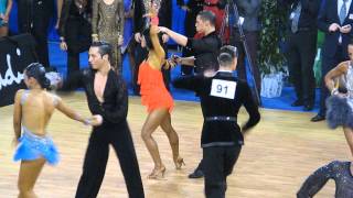 preview picture of video 'Umberto Gaudino - Louise Heise, Cambrils 2013, WDSF GrandSlam latin, 1. round - chachacha'
