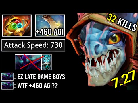 CRAZY FAST +460 Agi Apex Slark vs Fallen Sky Spectre Level 30 Battle Mega Comeback Imba 7.27 Dota 2