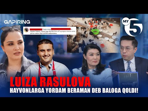 Luiza Rasulova hayvonlarga yordam beraman deb baloga qoldi! | GAPiRING+