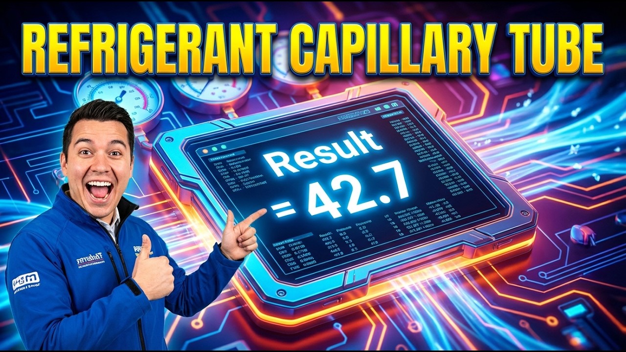 Refrigerant Capillary Tube Interactive Calculator