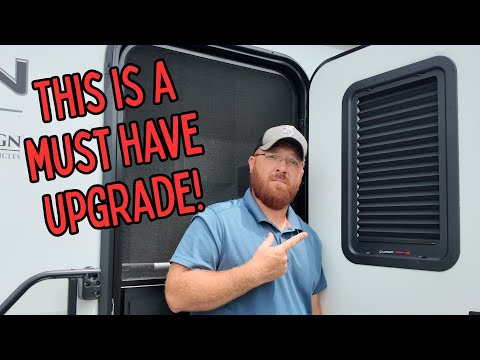 Lippert Thin Shade Review | Easy Install RV Door Shade for Prepped Entry Doors