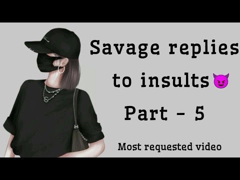 Savage replies to insults 😈 part - 5 | best comebacks for any insults | best savage replies