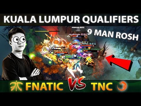 FNATIC vs TNC - LET'S GO ALL 9 MAN ROSH! - MOST WTF GAME! ALL MID? KL MAJOR DOTA 2