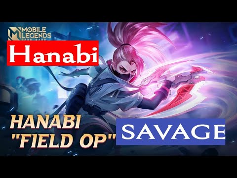 SAVAGE! Hanabi  real monster late game #global player #mobilelegends #bangbang #mlbb