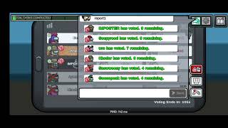 Winning as Impostor: Shape-shifter role in among us (gameplay#2) | nxiio