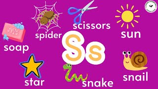 English Letter Ss - ABC Phonics Chant  #kids  #preschool #earlyliteracy #kidsyoutube #fyp #viral