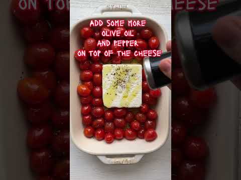 Feta pasta with cherry tomatoes