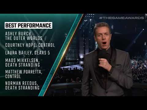 Mads Mikkelson From Death Stranding Wins Best Performance | The Game Awards 2019
