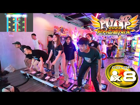 [PUMP IT UP PHOENIX] Tribe Attacker(트라이브 어택커) CO-OP X8 | World Record!