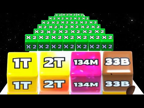 Jelly Run 2048 vs Hole Merge Run - ASMR Gameplay (Freepya, Max Level) New Update