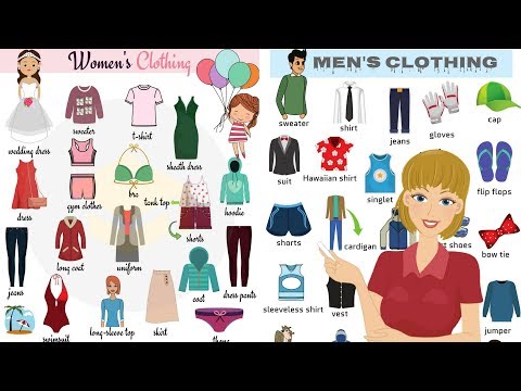 Clothes Vocabulary in English - Clothes and Accessories | Clothes for Kids