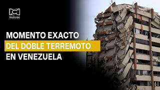 + VIDEOS | El horror del momento en que ocurrió el doble terremoto que sacudió a Venezuela 