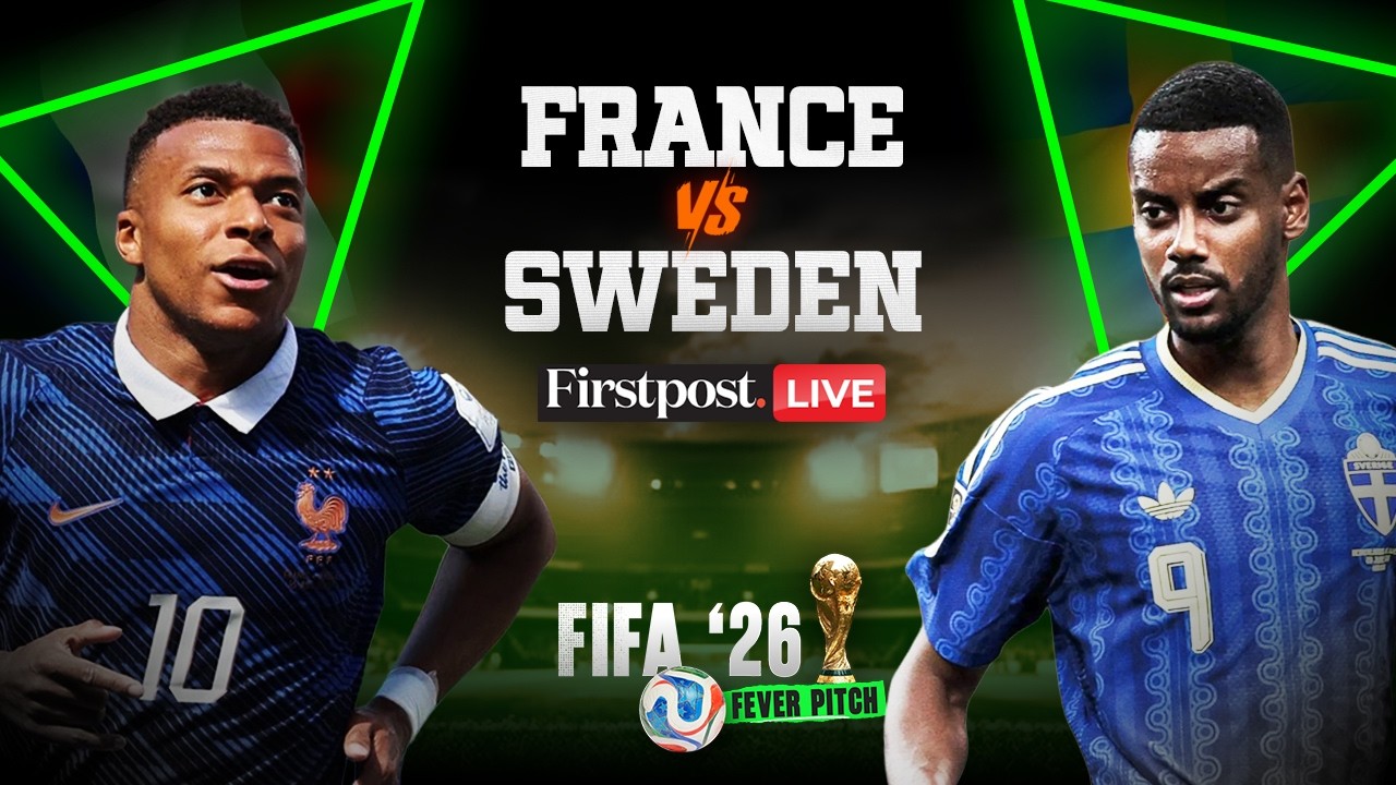 France vs Sweden LIVE | FIFA World Cup | Kylian Mbappe | Victor Lindelof | Round of 32