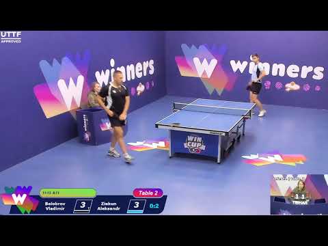 WINners CUP table 2  07.10  Belobrov Vladimir - Ziakun Aleksandr  14:30